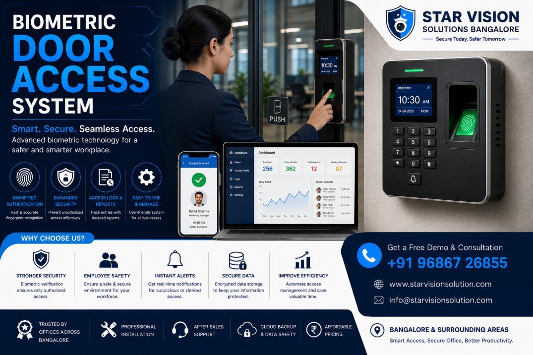 Biometric Door Access Control in Whitefield Bangalore